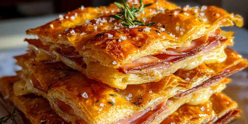 Crispy Ham Cheese Pastry