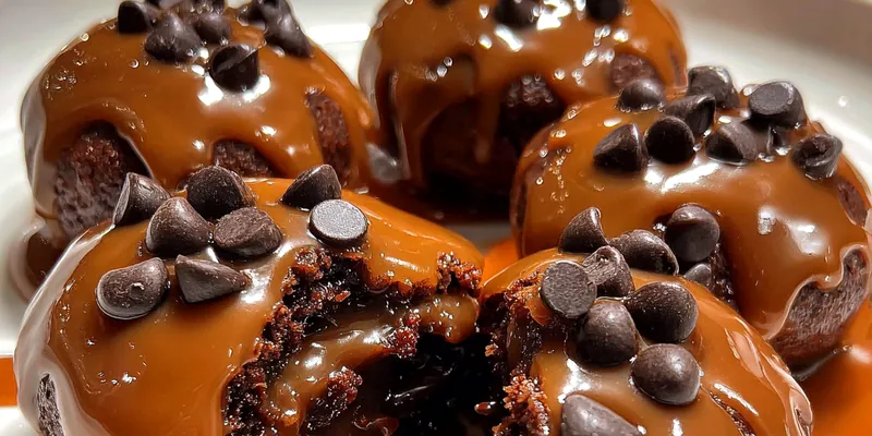 Decadent Chocolate Caramel Bombs