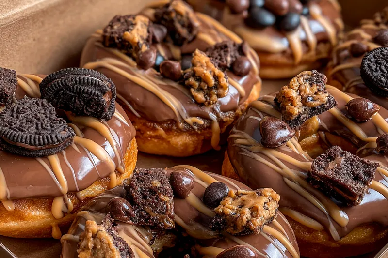 Cooking process for Decadent Chocolate Donuts