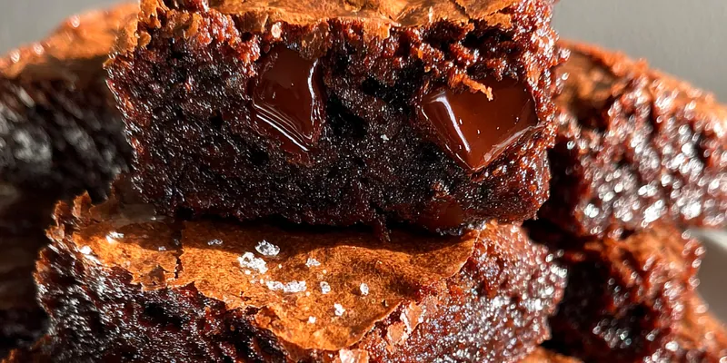 Decadent Fudgy Chocolate Brownies