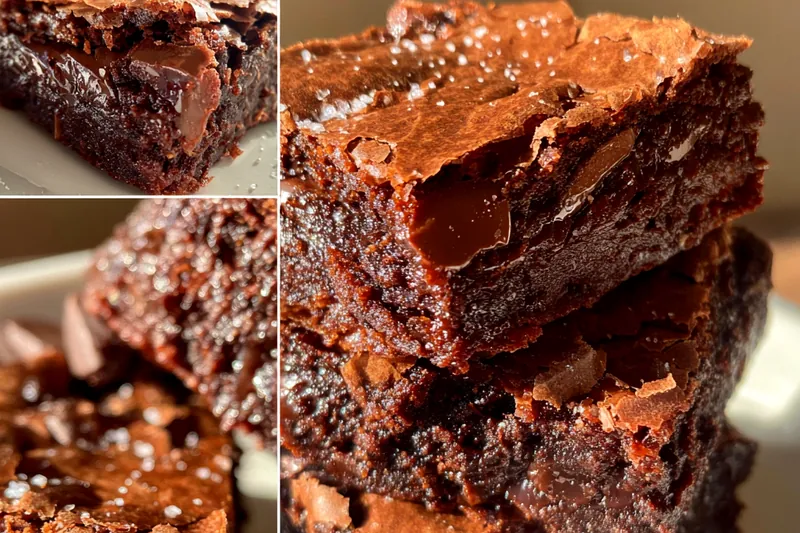 Fresh ingredients for Decadent Fudgy Chocolate Brownies