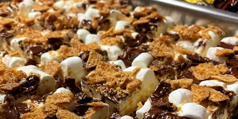 Decadent S'mores Brownie Squares