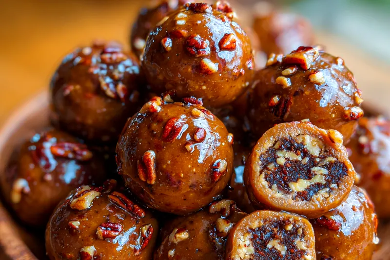 Fresh ingredients for Delicious Pecan Chocolate Bites