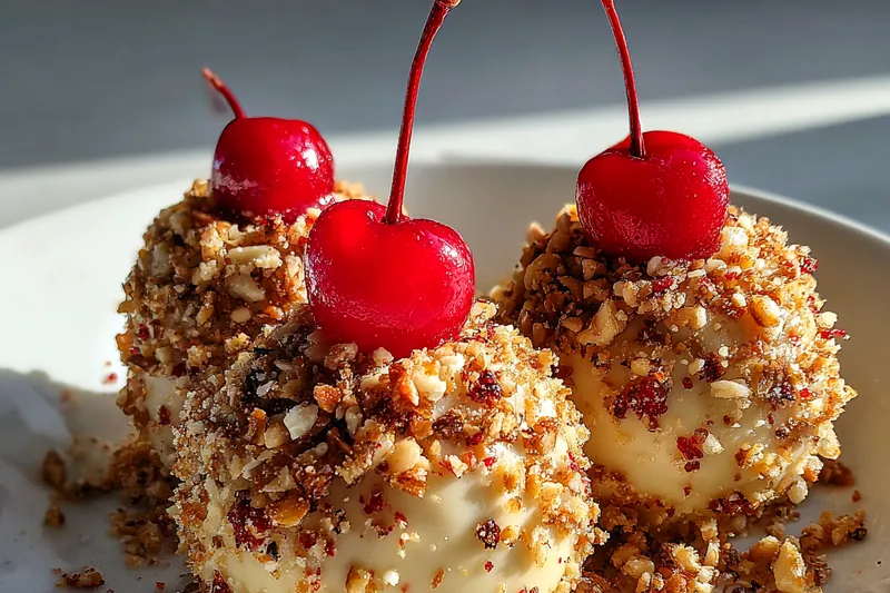 The process of mixing ingredients for Festive Cherry Bomb Treats in a bowl.