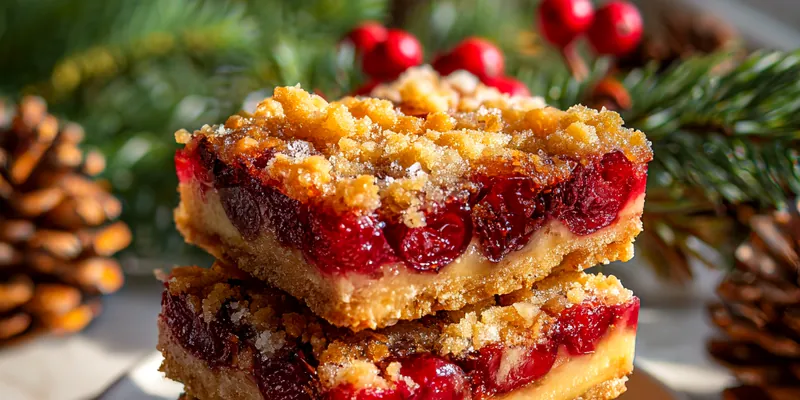 Festive Cherry Dessert Bars