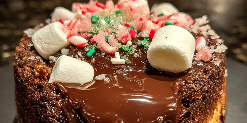 Festive Chocolate Marshmallow Cups