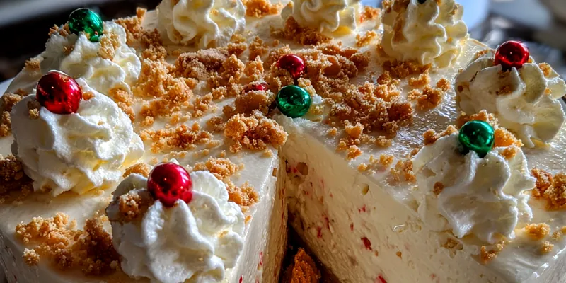 Festive Holiday Cheesecake