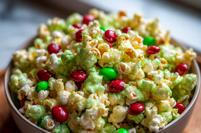 Fresh ingredients for Festive Holiday Popcorn