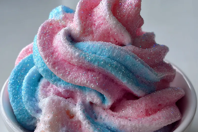Fresh ingredients for Fluffy Cotton Candy Frosting