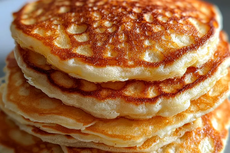 Fresh ingredients for Fluffy Golden Pancakes Delight