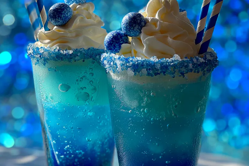 Cooking process for Frosty Blue Beverage