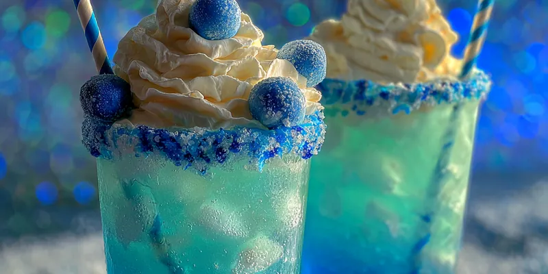 Frosty Blue Beverage
