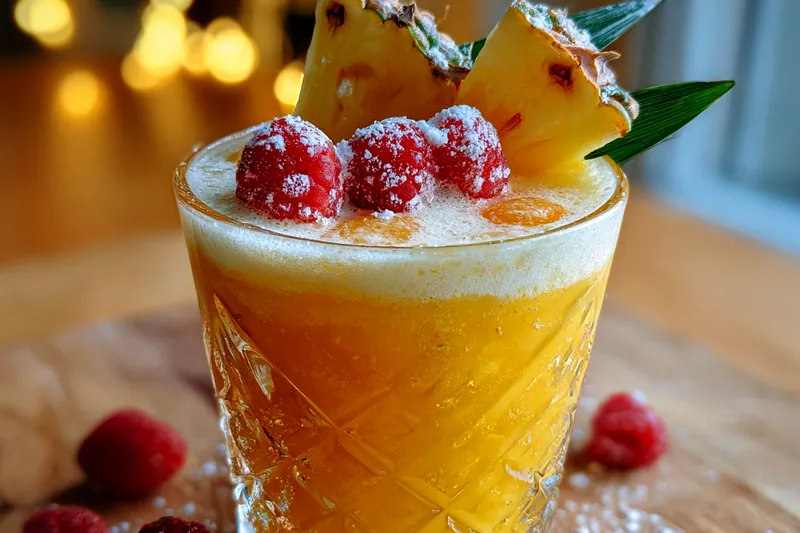 Cooking process for Frosty Pineapple Punch