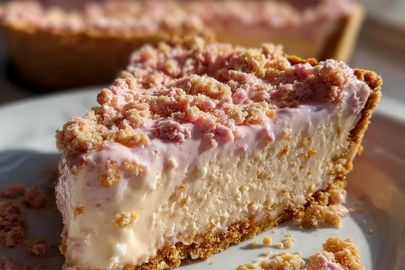 Fresh ingredients for Frozen Strawberry Crumb Pie