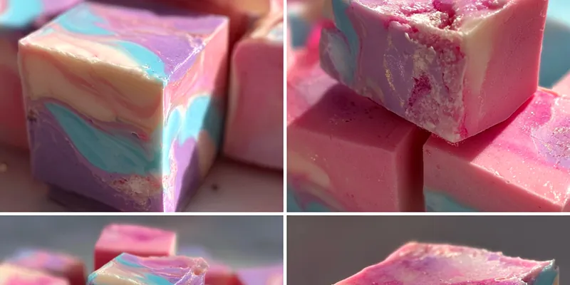 Galactic Cotton Candy Fudge