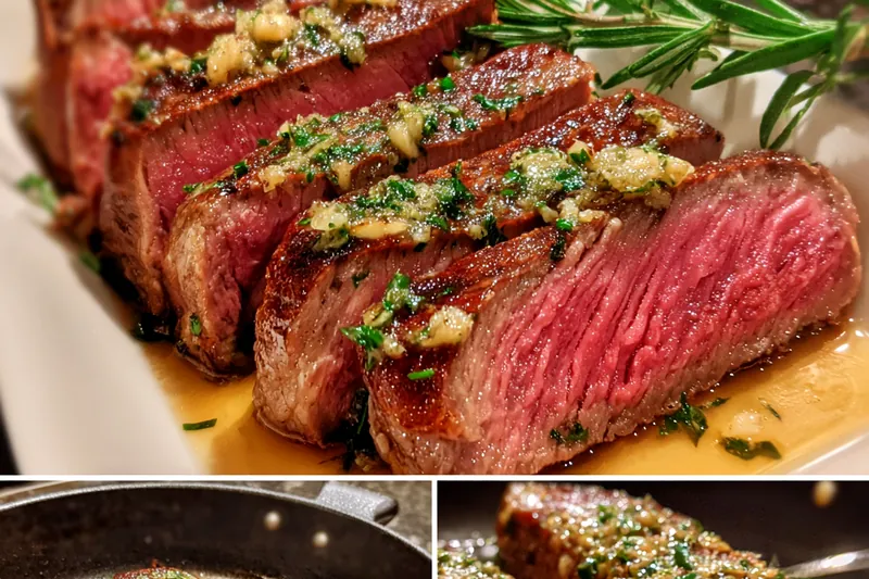 Fresh ingredients for Garlic Herb Beef Tenderloin