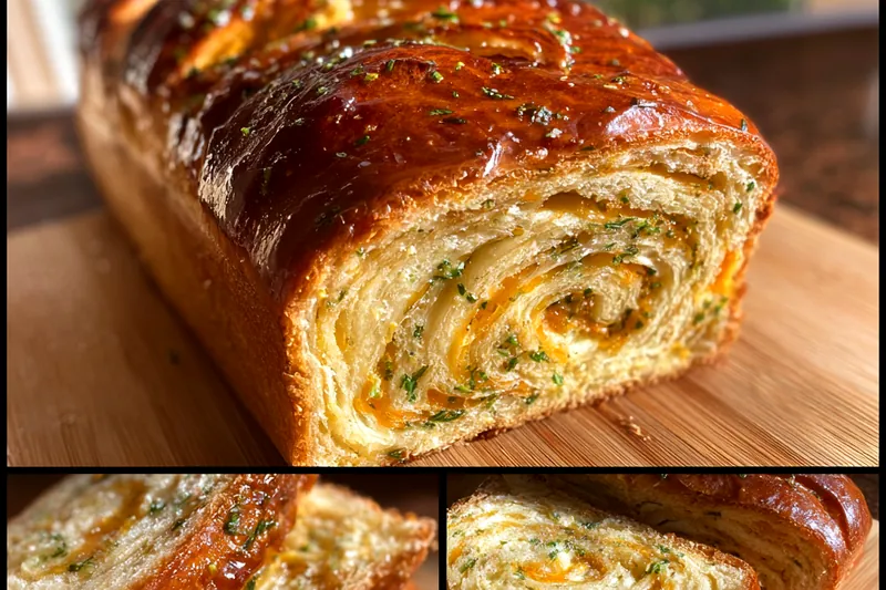 Cooking process for Garlic Herb Cheese Bread