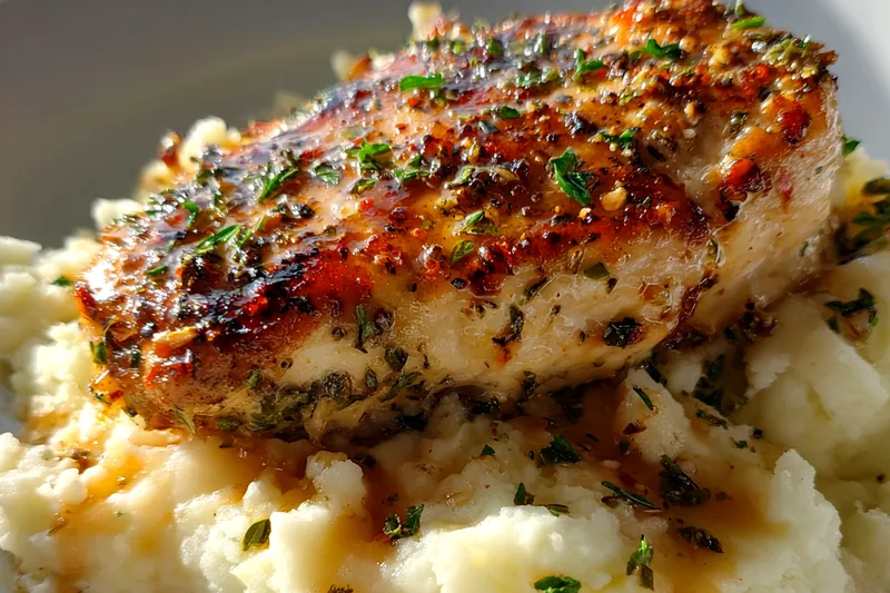 Fresh ingredients for Garlic Herb Chicken Delight