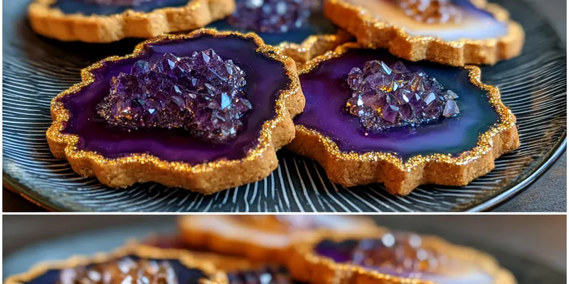 Geode Sugar Cookies Delight