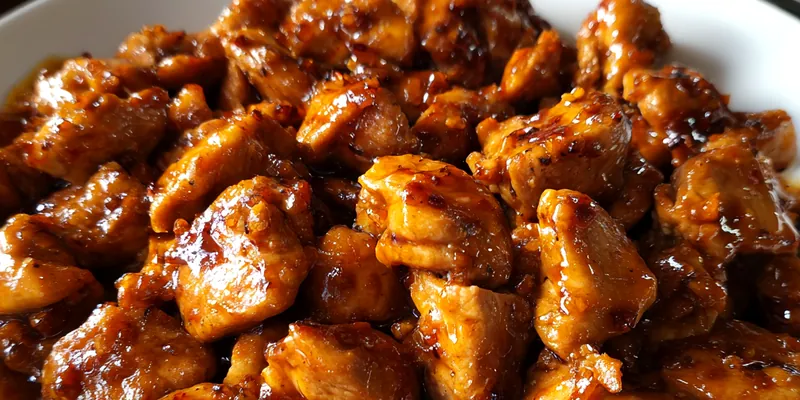 Glazed Grilled Chicken Bites