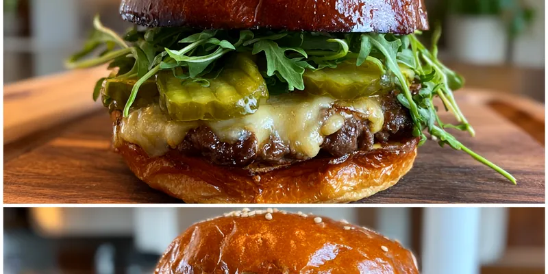 Gourmet Double Cheeseburger