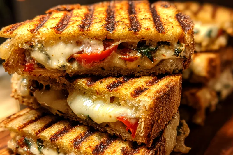 Fresh ingredients for Grilled Cheese Bruschetta Delight