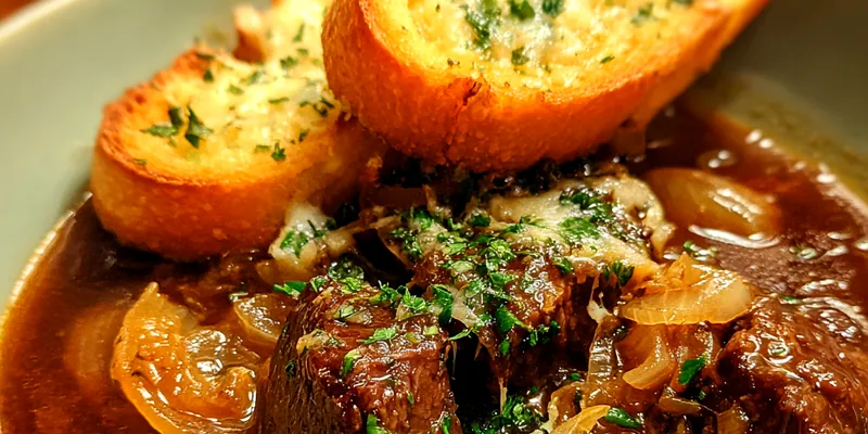 Hearty Beef Onion Stew