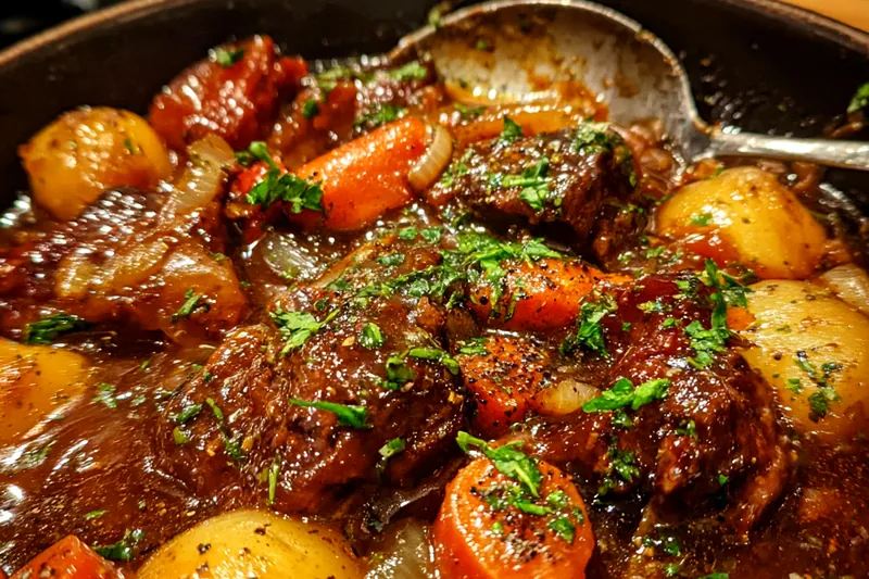 Fresh ingredients for Hearty Beef Stew Recipe