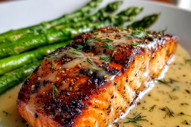 Fresh ingredients for Herb Crusted Salmon Delight