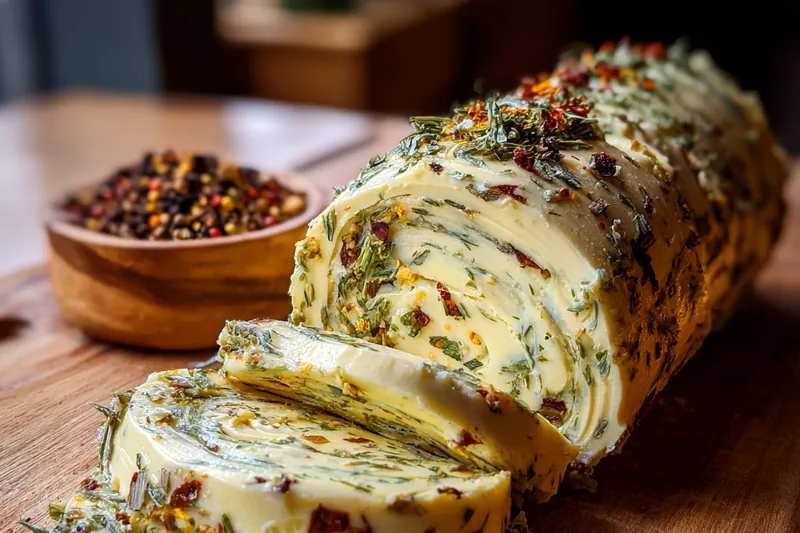 Cooking process for Herb Infused Gourmet Butter