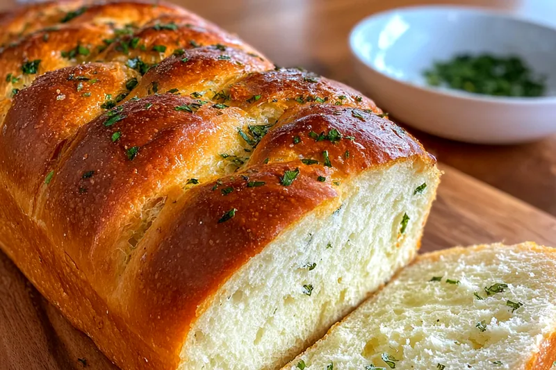 Fresh ingredients for Herb Infused Pull-Apart Bread