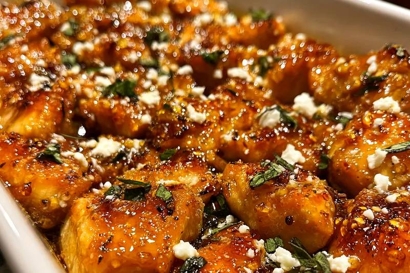 Cooking process for Honey Glazed Chicken