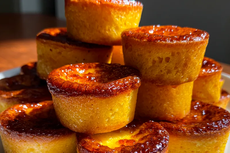 Fresh ingredients for Honey Glazed Cornbread Bites