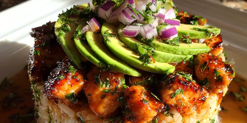 Honey Lime Avocado Stack