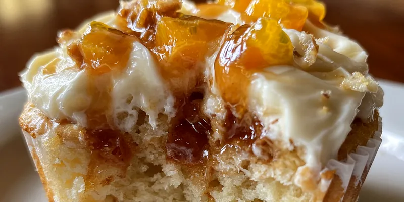 Honey Peach Cupcakes Delight