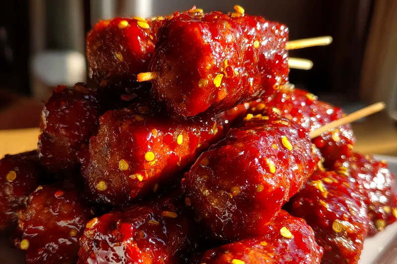 Fresh ingredients for Hot Honey Garlic Smokies