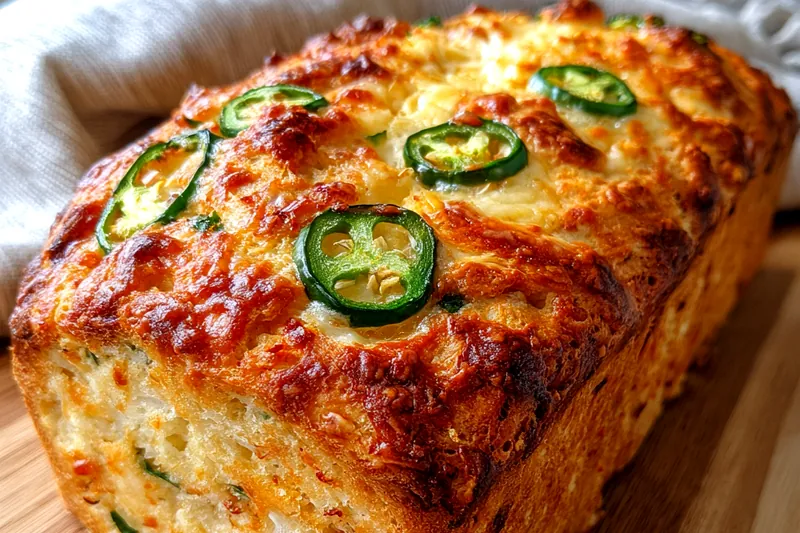 Cooking process for Jalapeño Cheddar Bread