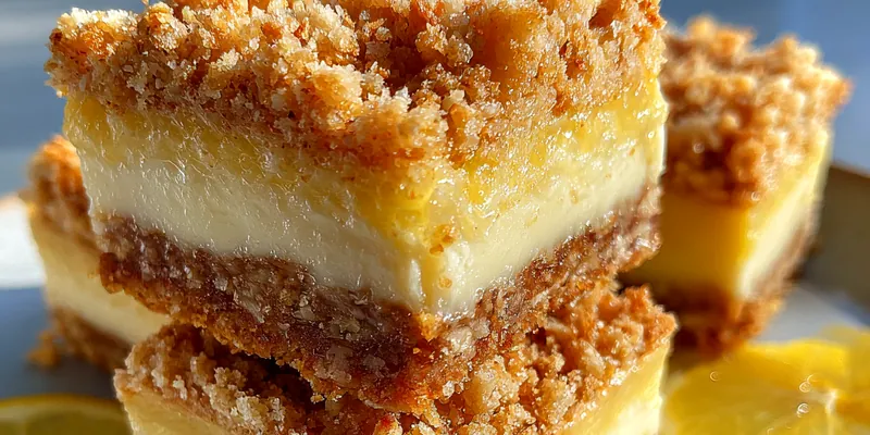 Lemon Crumb Shortbread Bars