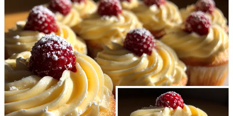 Luscious Raspberry Lemon Cupcakes
