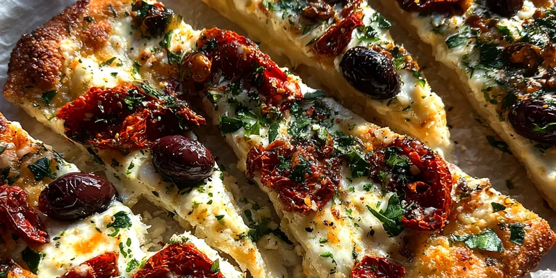 Mediterranean Olive Flatbread