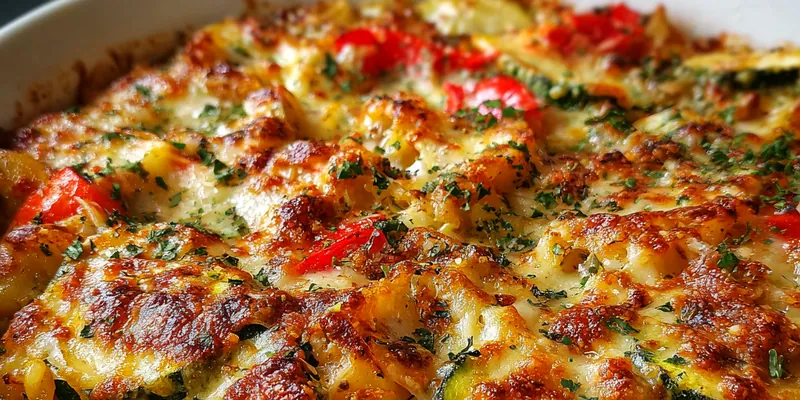 Mediterranean Vegetable Pasta Bake