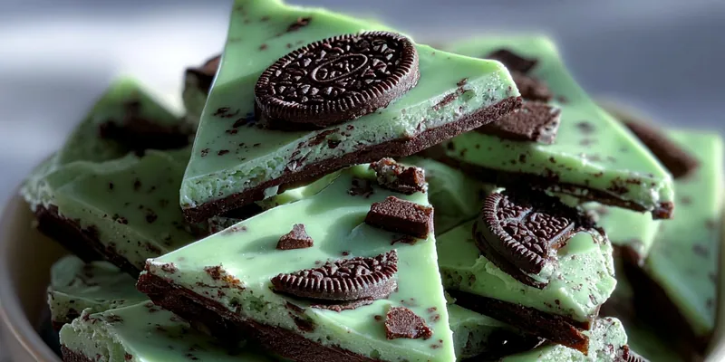 Mint Oreo Chocolate Bark