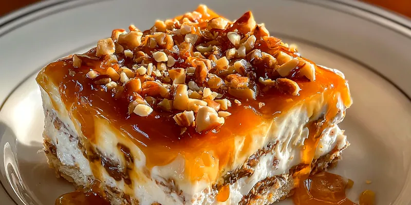 No-Bake Caramel Nut Delight