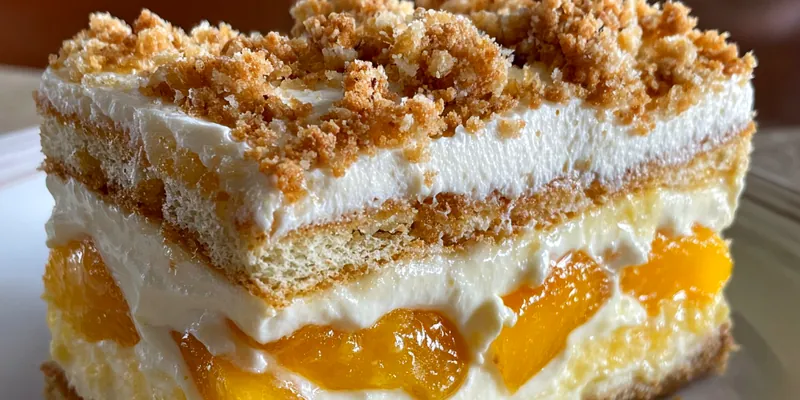 Peach Layered Delight