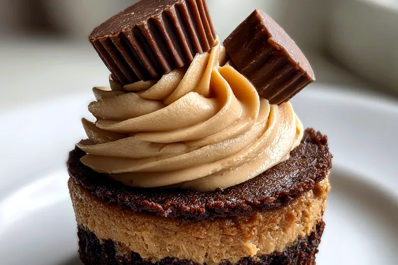 Fresh ingredients for Peanut Butter Chocolate Cupcakes