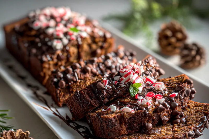 Fresh ingredients for Peppermint Mocha Loaf