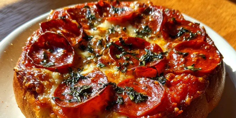 Pepperoni Stuffed Crust Pizza