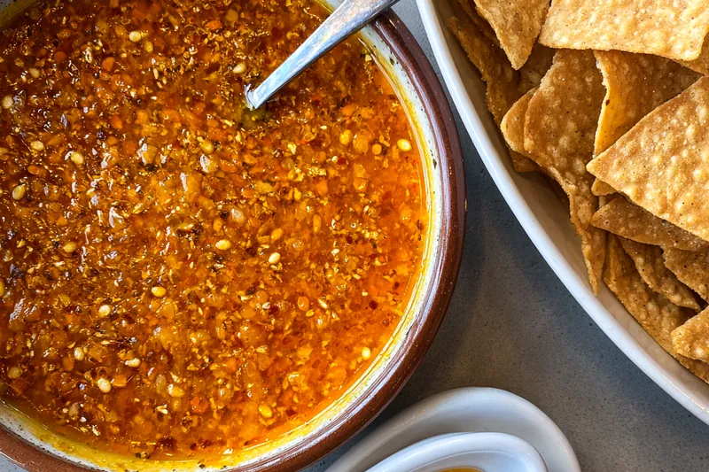 Cooking process for Pineapple Chipotle Salsa Delight