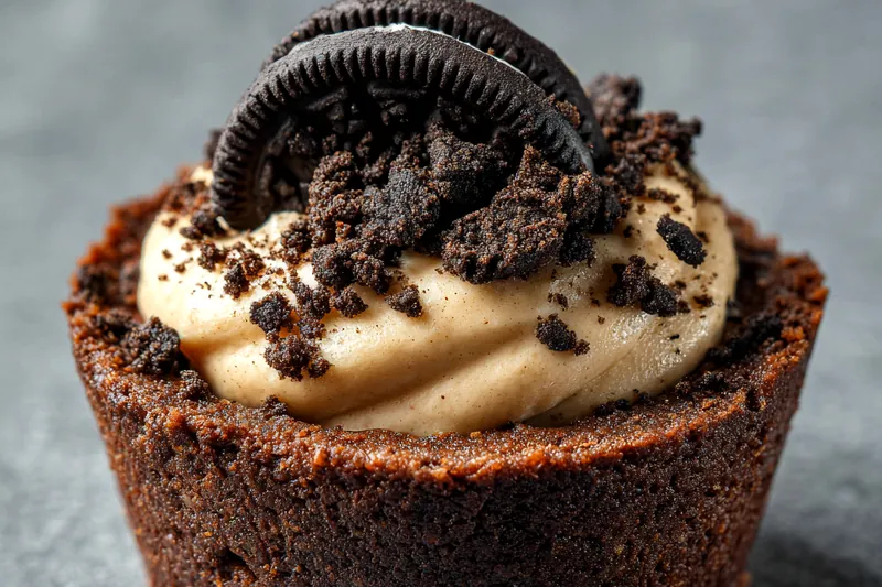 The baking process of Delicious Pumpkin Layer Cake, showing layers rising in the oven.