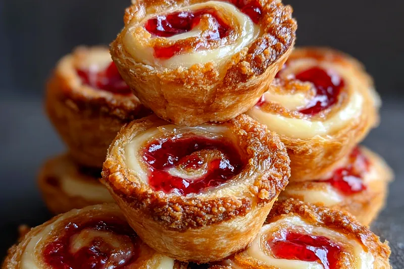 Fresh ingredients for Raspberry Swirl Cheesecake Bites